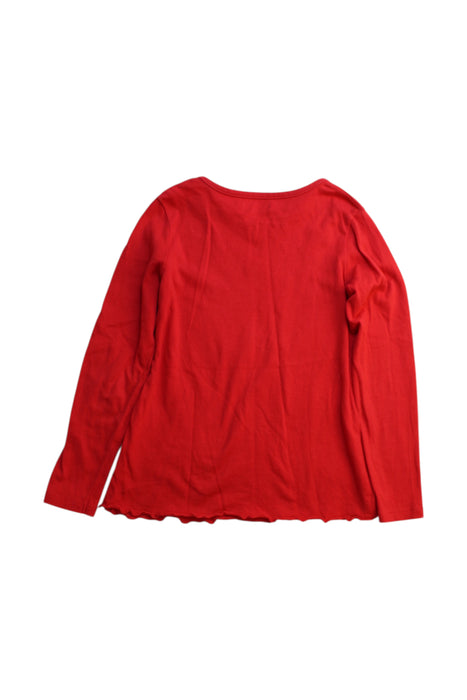 A Red Long Sleeve Tops from ELLE in size 6T for girl. (Back View)