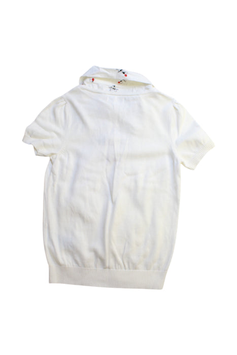 A White Short Sleeve Tops from Nicholas & Bears in size 10Y for girl. (Back View)