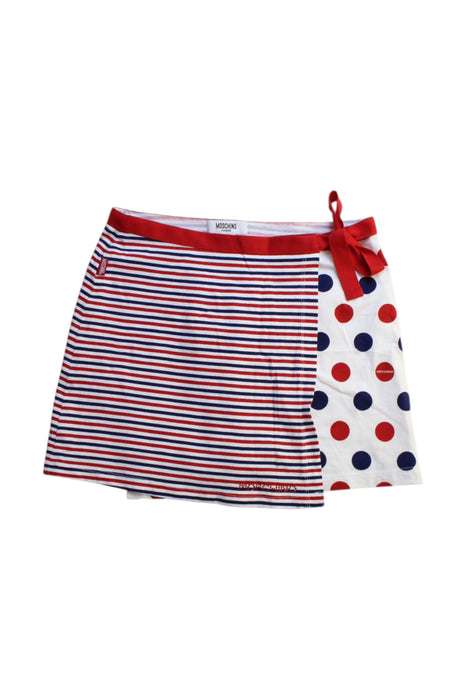 A Multicolour Short Skirts from Moschino in size 10Y for girl. (Front View)