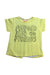 A Green Short Sleeve T Shirts from As Know As Ponpoko in size 7Y for girl. (Front View)