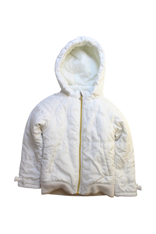 A White Puffer/Quilted Coats & Outerwear from Chickeeduck in size 8Y for girl. (Front View)
