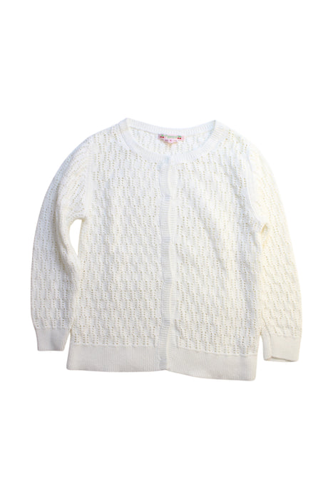 A White Cardigans from Bonpoint in size 14Y for girl. (Front View)