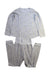 A Grey Pyjama Sets from Petit Bateau in size 12Y for girl. (Front View)
