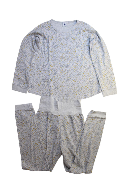 A Grey Pyjama Sets from Petit Bateau in size 12Y for girl. (Front View)