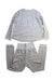 A Grey Pyjama Sets from Petit Bateau in size 12Y for girl. (Back View)