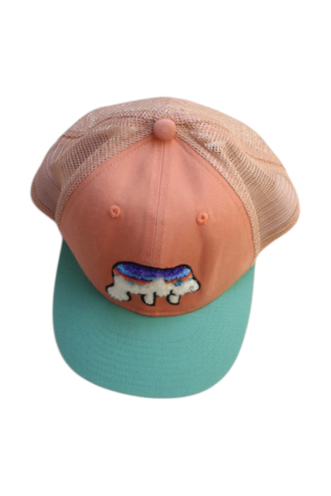 A Peach Caps from Patagonia in size 8Y for girl. (Front View)
