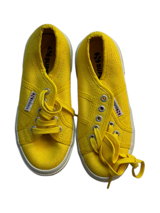 A Yellow Sneakers from Superga in size 5T for neutral. (Back View)