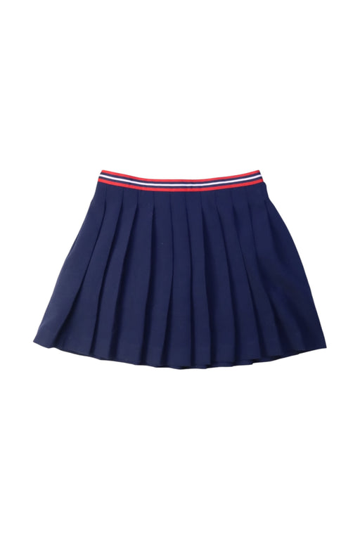 A Navy Mid Skirts from Jacadi in size 5T for girl. (Front View)