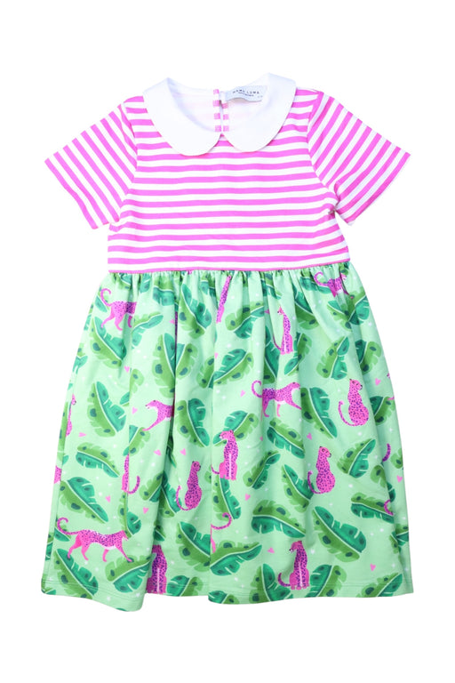 A Multicolour Short Sleeve Dresses from Mama Luma in size 9Y for girl. (Front View)