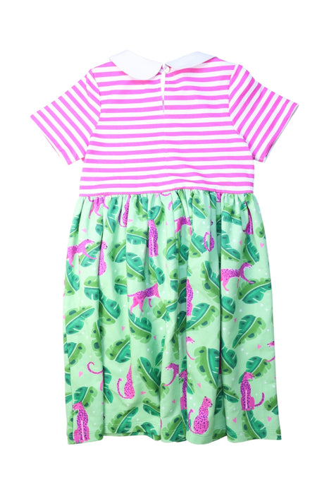 A Multicolour Short Sleeve Dresses from Mama Luma in size 9Y for girl. (Back View)