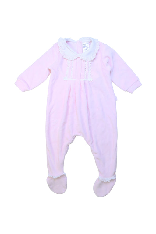 A Pink Onesies from Tutto Piccolo in size 6-12M for girl. (Front View)