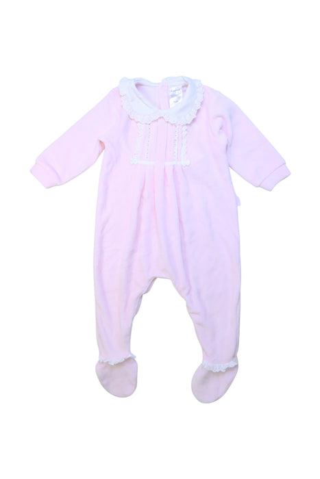 A Pink Onesies from Tutto Piccolo in size 6-12M for girl. (Front View)