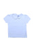 A White Short Sleeve Tops from Petit Bateau in size 6T for girl. (Front View)