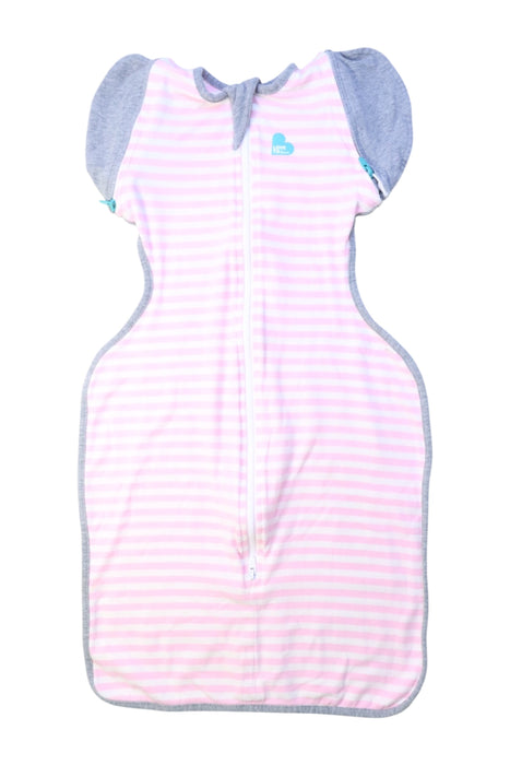 A Pink Swaddles from Love To Dream in size 6-12M for girl. (Front View)
