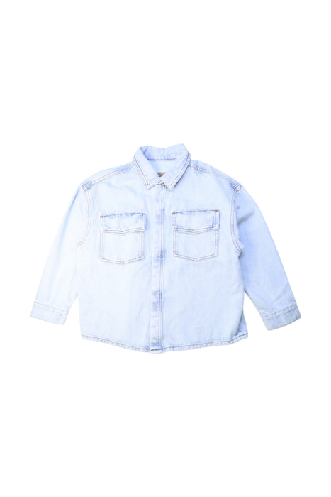 A Blue Long Sleeve Shirts from American Vintage in size 9Y for girl. (Front View)