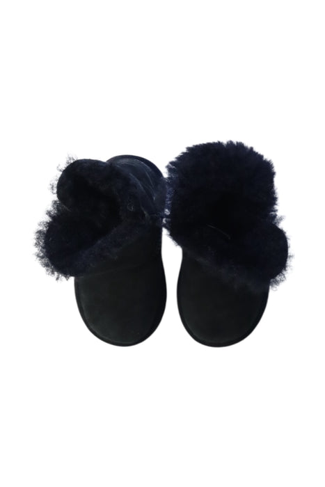 A Black Booties from UGG in size 3T for girl. (Back View)