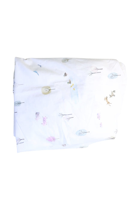 A White Bed Sheets from Pottery Barn in size O/S for neutral. (Front View)
