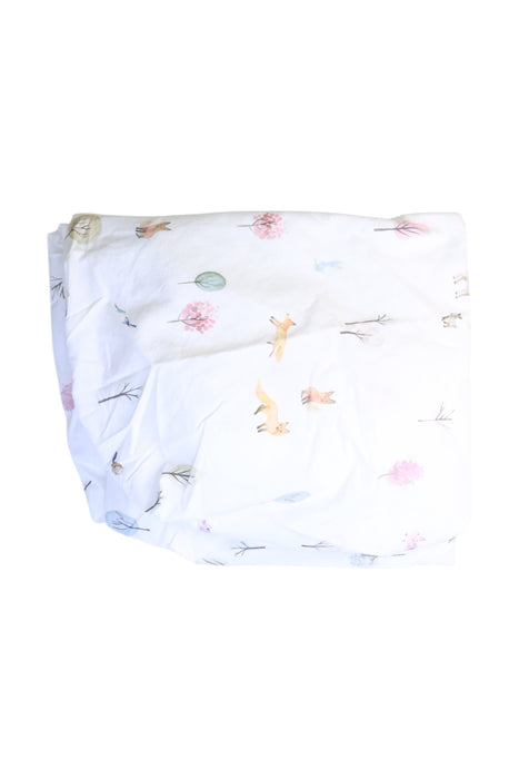 A White Bed Sheets from Pottery Barn in size O/S for neutral. (Back View)