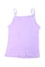 A Purple Sleeveless Tops from Petit Bateau in size 6T for girl. (Back View)