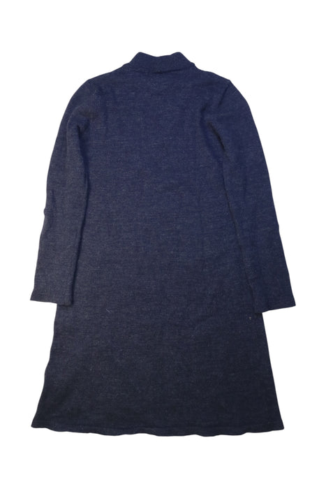 A Navy Sweater Dresses from Familiar in size 10Y for girl. (Back View)
