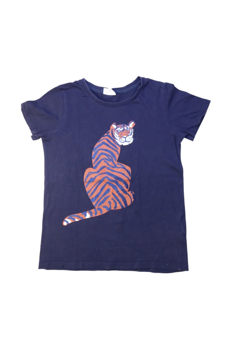 A Navy Short Sleeve T Shirts from Seed in size 8Y for girl. (Front View)