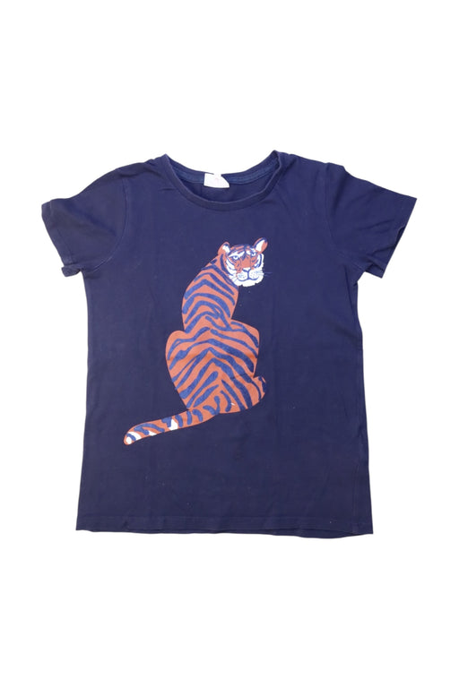 A Navy Short Sleeve T Shirts from Seed in size 8Y for girl. (Front View)