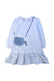 A Blue Long Sleeve Dresses from Kate Spade in size 5T for girl. (Front View)