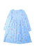 A Blue Long Sleeve Dresses from Cath Kids London in size 8Y for girl. (Back View)