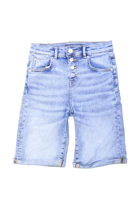 A Blue Shorts from Guess in size 12Y for girl. (Front View)