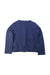 A Navy Zippered Sweatshirts from Petit Bateau in size 6T for girl. (Back View)