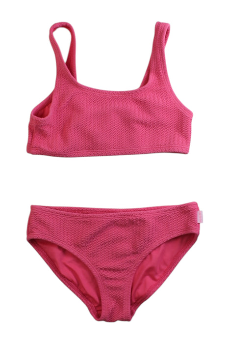 A Pink Bikinis from Seafolly in size 5T for girl. (Front View)