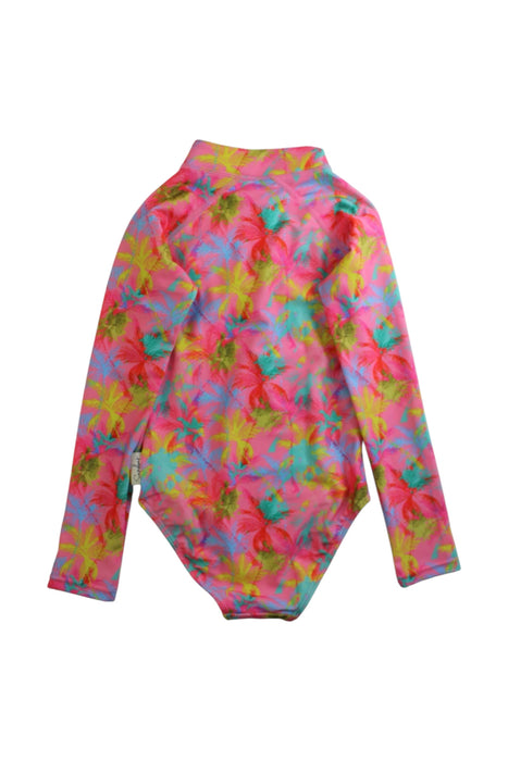 A Multicolour Swimsuits from Sandbar in size 6T for girl. (Back View)
