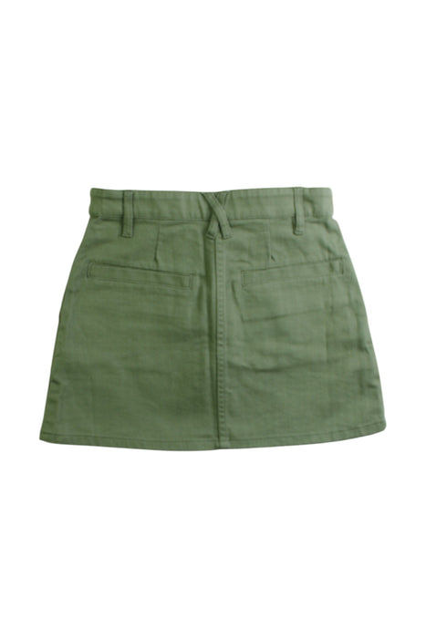 A Green Short Skirts from Crewcuts in size 6T for girl. (Back View)