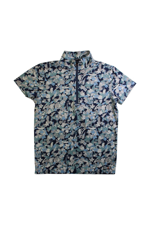 A Blue Active Tops from Kerrits in size 12Y for girl. (Front View)