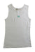 A White Sleeveless Tops from the new society in size 18-24M for girl. (Front View)