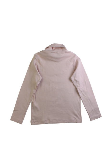 A Ivory Long Sleeve Tops from Petit Bateau in size 6T for girl. (Back View)