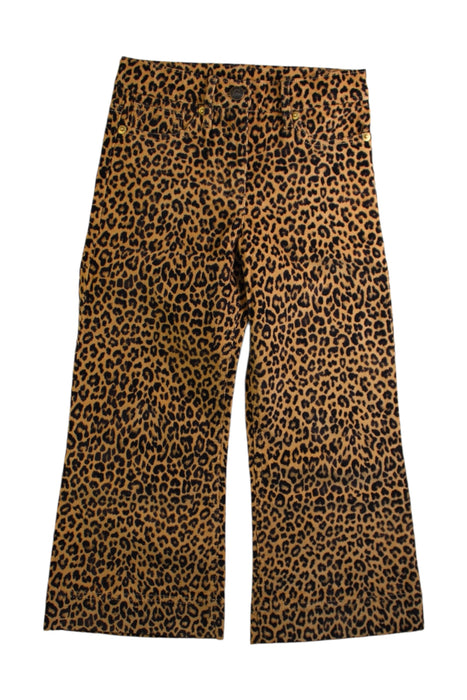 A Brown Casual Pants from Crewcuts in size 6T for girl. (Front View)