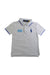 A White Short Sleeve Polos from Polo Ralph Lauren in size 5T for boy. (Front View)