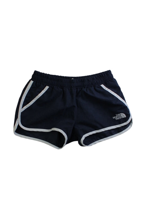A Navy Shorts from The North Face in size 4T for neutral. (Front View)
