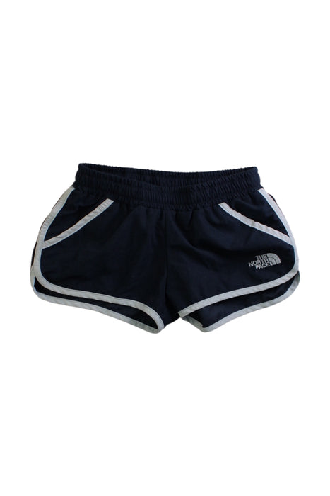 A Navy Shorts from The North Face in size 3T for neutral. (Front View)