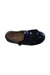 A Black Dress Shoes from Jacadi in size 5T for girl. (Front View)