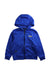 A Blue Zippered Sweatshirts from Polo Ralph Lauren in size 5T for boy. (Front View)