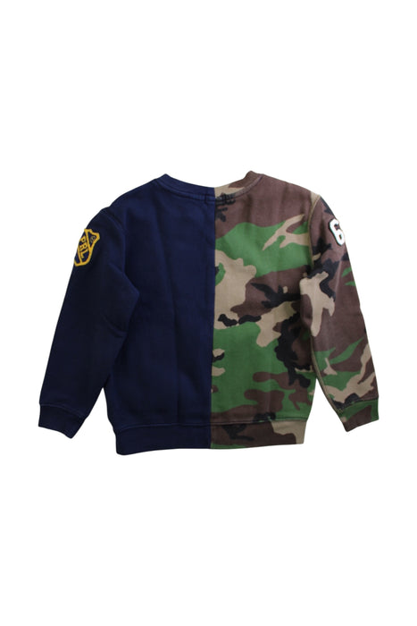 A Multicolour Crewneck Sweatshirts from Polo Ralph Lauren in size 7Y for boy. (Back View)