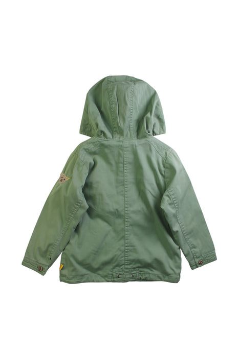 A Green Coats from Steiff in size 2T for neutral. (Back View)