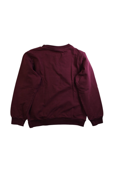 A Burgundy Crewneck Sweatshirts from Fendi in size 8Y for neutral. (Back View)