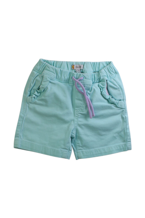 A Blue Shorts from Steiff in size 3T for girl. (Front View)