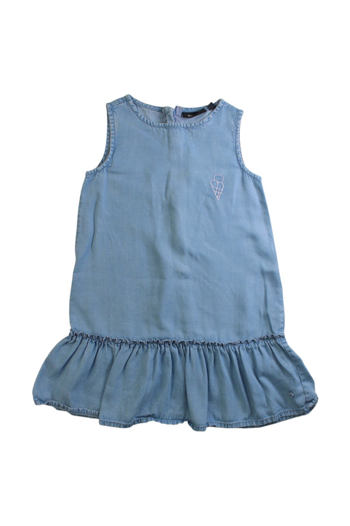 A Blue Sleeveless Dresses from Marc O'Polo in size 3T for girl. (Front View)