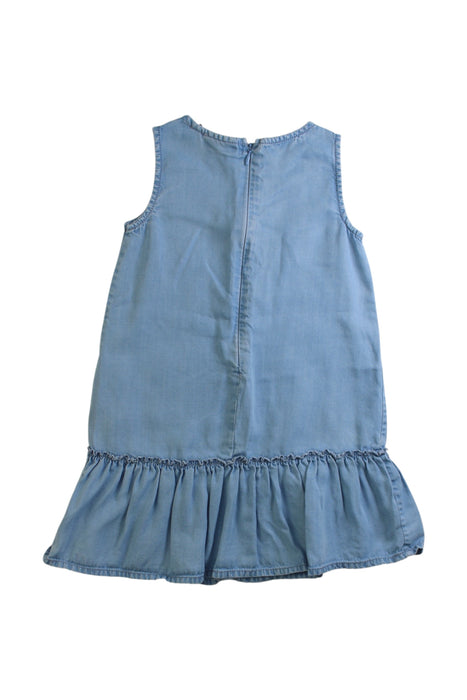 A Blue Sleeveless Dresses from Marc O'Polo in size 3T for girl. (Back View)