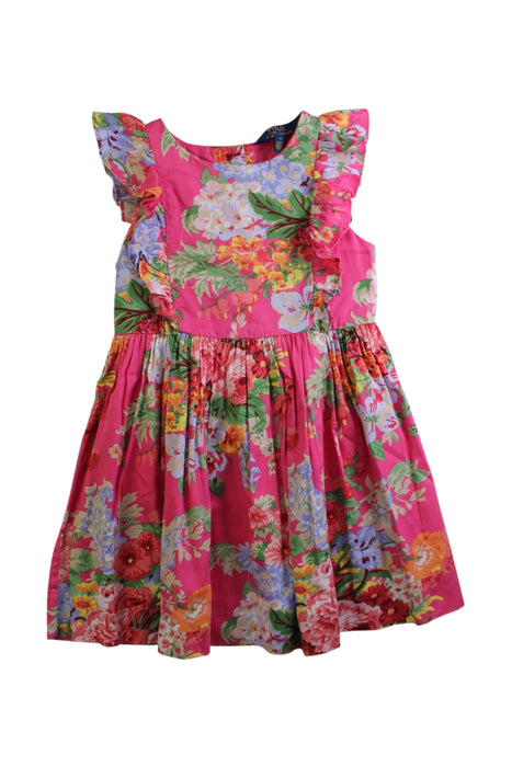 A Multicolour Sleeveless Rompers from Polo Ralph Lauren in size 4T for girl. (Front View)