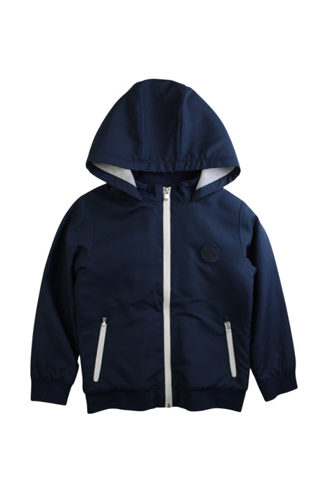 A Navy Rain Jackets from Jacadi in size 8Y for boy. (Front View)